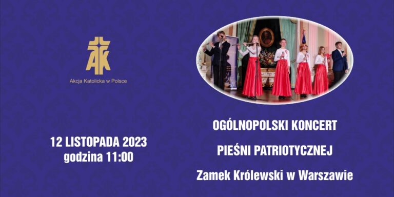 Ogólnopolski Koncert Pieśni Patriotycznej – Zgłoszenia wykonawców